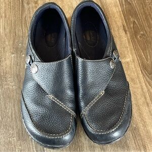 Clarks Ashland Lane Q Slip-On Loafer - Women's Size 8 M - Black/Navy